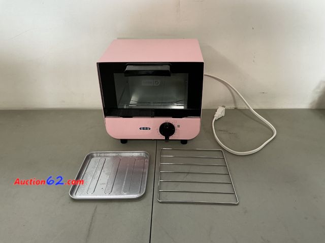 Lot 44-1952i - Null Toaster Oven - Includes Pan and Rack - Pink Not Tested See All Photo's E-Commerce Return, A basic inspection has been given to this ite...