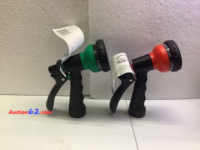 Lot 44-6199e - Two Multi-Pattern Nozzles, Rear Trigger.  Appears New, A basic inspection has been given to this item. Sold AS-IS. See All Photo's Not Teste...