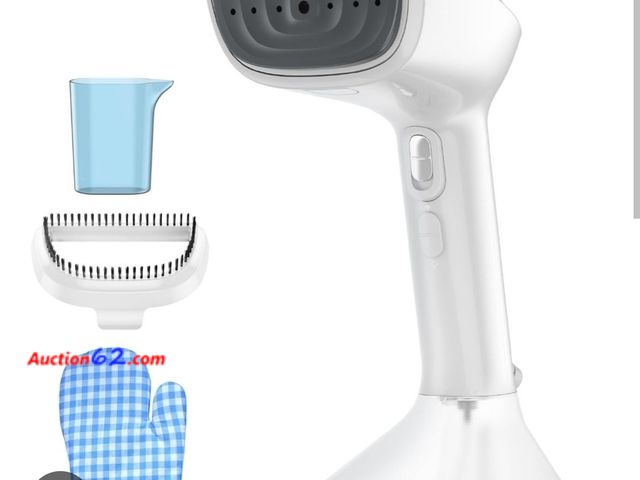 Lot 44-6631p - Steamer for Clothes - 1800W Powerful Steam, 2 Modes for Wet and Dry Ironing, 20-Second Fast Heat-up, Detachable Water Tank with Heat-Resista...