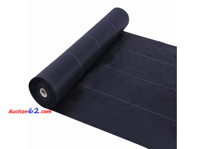 Lot 44-1116g - 4 ft. x 50 ft. Landscape Fabric Heavy PP Woven Weed Barrier, Soil Erosion Control and UV Stabilized Appears New, A basic inspection has been...