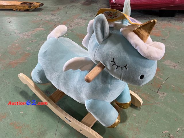 Lot 44-1382m - Unicorn Rocker - Gigglescape™ E-Commerce Return, A basic inspection has been given to this item. Sold AS-IS. Not Tested See All Photo's