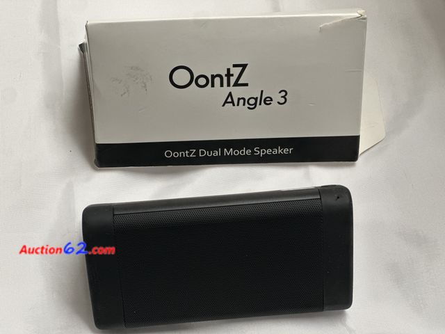 Lot 44-6242w - Oontz angle 3 wireless Bluetooth rechargeable speaker. New. E-Commerce Return, A basic inspection has been given to this item. Sold AS-IS. U...