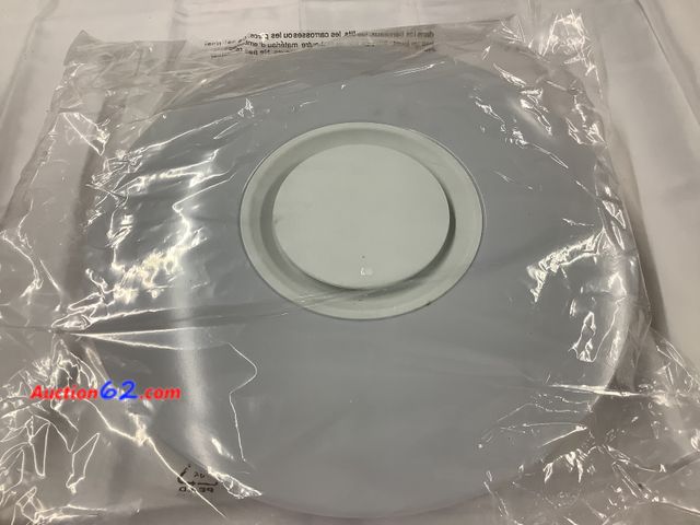 Lot 44-7541k - BCP sky 3870 round ceiling light with blue tooth speaker 15.75x15.75x12 inches. White in color.New BOX HAS BEEN WET. Opened for pictures. Se...