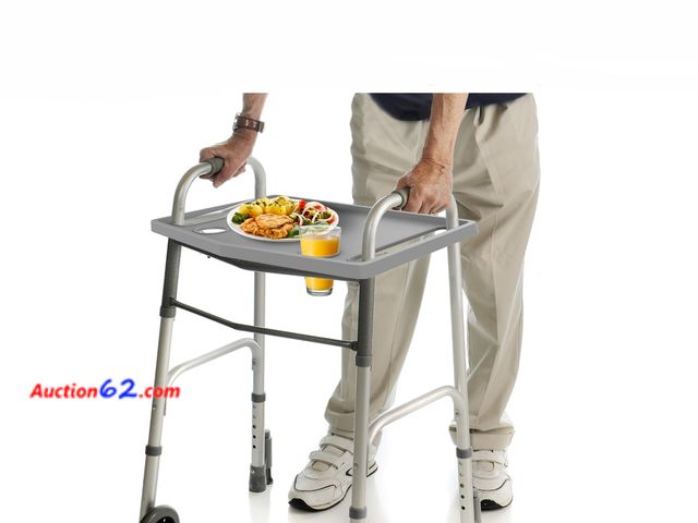 Lot 44-4023b - $23 Retail value- Bluestone Walker Tray- Upright with Holders, (walker not included) 1. Appears New, A basic inspection has been given to th...