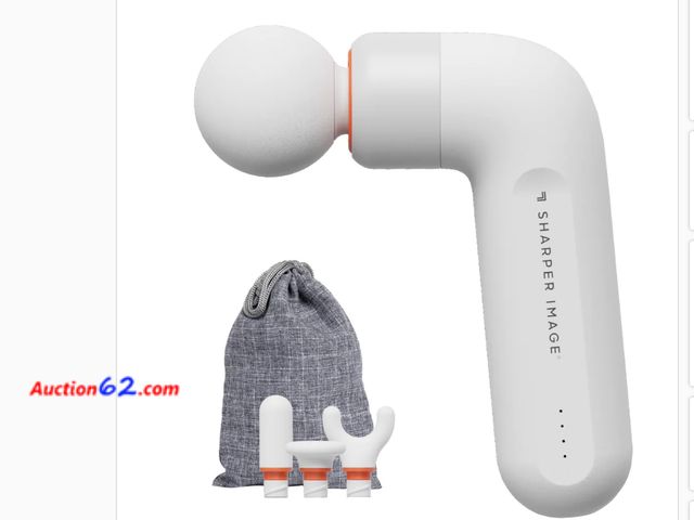 Lot 44-1559b - Sharper Image Power Percussion Edge+ Portable Percussion Massager Appears New, A basic inspection has been given to this item. Sold AS-IS. S...