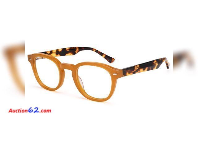 Lot 44-2594f - Dollger Blue Light Glasses for Men Women Retro Thick Frame Round Anti Eye Strain Computer Gaming BlueLight Eyeglasses for TV Working Daily U...