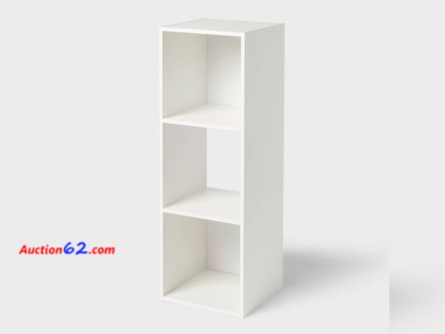 Lot 44-504j - 3 Cube Decorative Book Shelf White - Brightroom™ See All Photo's Not Tested Appears New, A basic inspection has been given to this item. Sol...