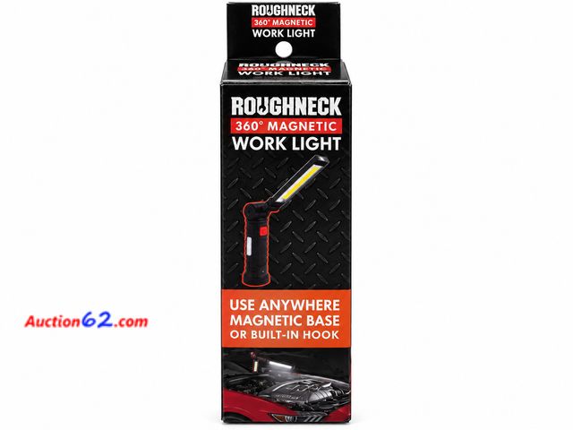 Lot 44-6176m - Roughneck 360 degree magnetic work light rechargeable. # 24862 Appears New, A basic inspection has been given to this item. Sold AS-IS. See ...