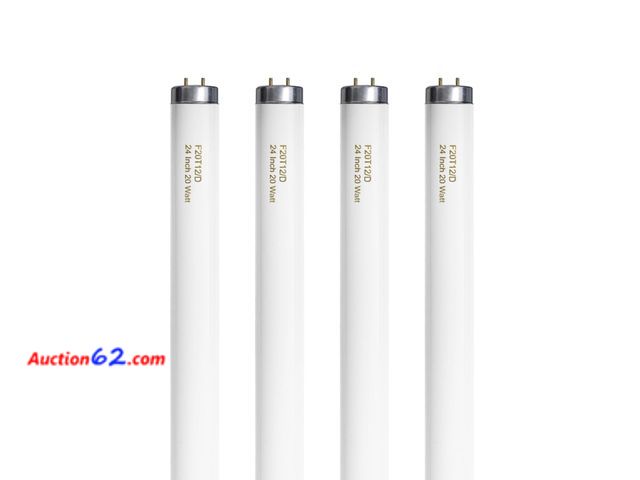 Lot 44-4007o - $89.99 Retail price - Sounds like 1 is busted. Konideke T12 48 Inches 40 Watt Fluorescent Tube, F40T12/841 Light Bulb, 4 Foot T12 Fluorescen...