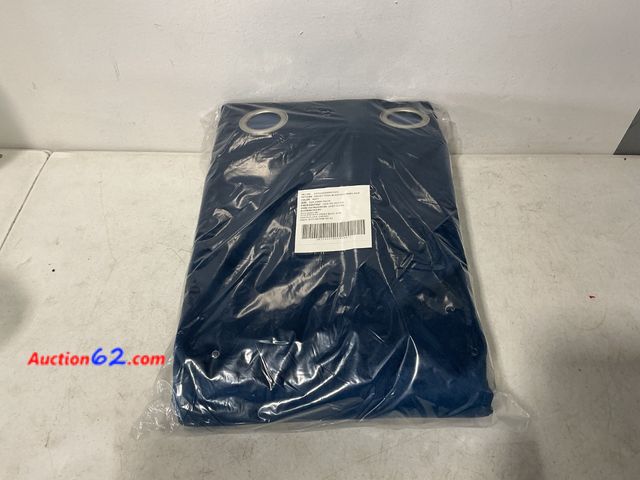 Lot 44-519j - Velvet Total Blackout Panel Pair Navy 52in x 84in See All Photo's Not Tested Appears New, A basic inspection has been given to this item. So...