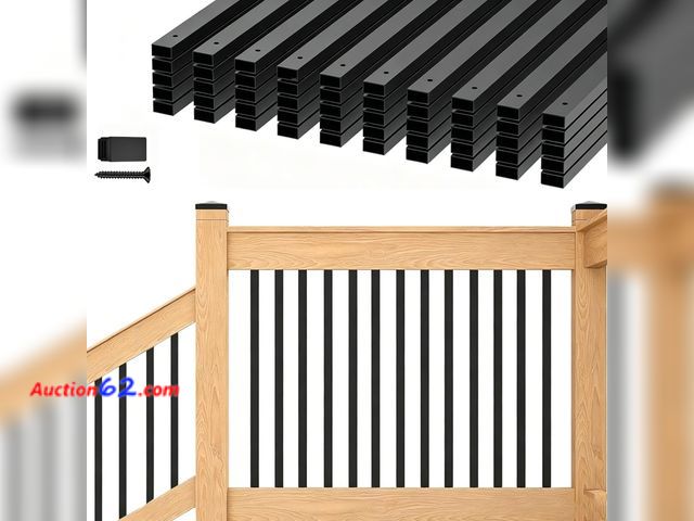 Lot 44-373M - HZIU 61 Pack 32.25'' Rust-Resistant Deck Balusters,Deck Railing kit See All Photo's Appears New, A basic inspection has been given to this i...
