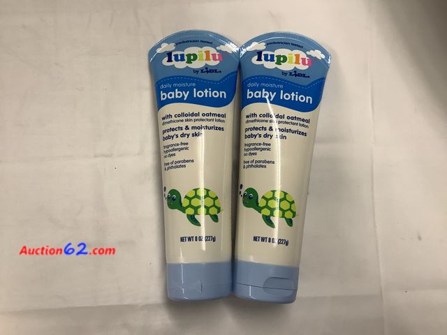Lot 44-6061w - 2 bottles of Lupilu Daily Moisture Baby Lotion, pediatrician tested, New See All Photo's Not Tested Never opened, Factory Sealed