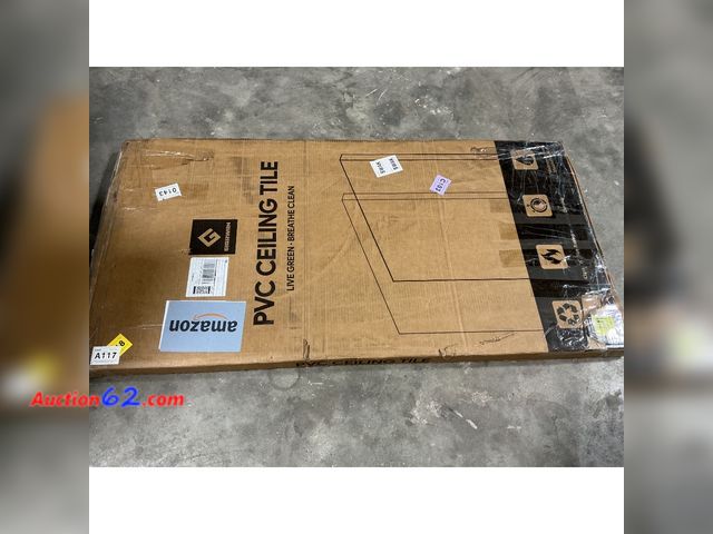 Lot 44-4039w - Girvin PVC Ceiling Tile Live Green Breathe Clean Appears New, A basic inspection has been given to this item. Sold AS-IS.