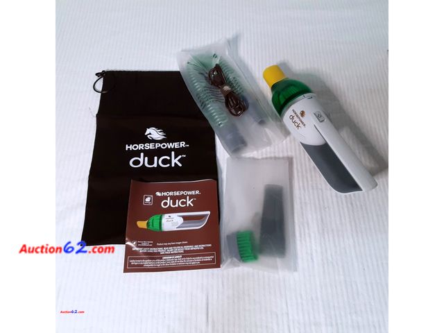 Lot 44-5280g - Horsepower Duck Vac, the cordless, Ultra compact, power vacuum, easy to store, easy to use, rechargeable, powerful suction. E-Commerce Retur...