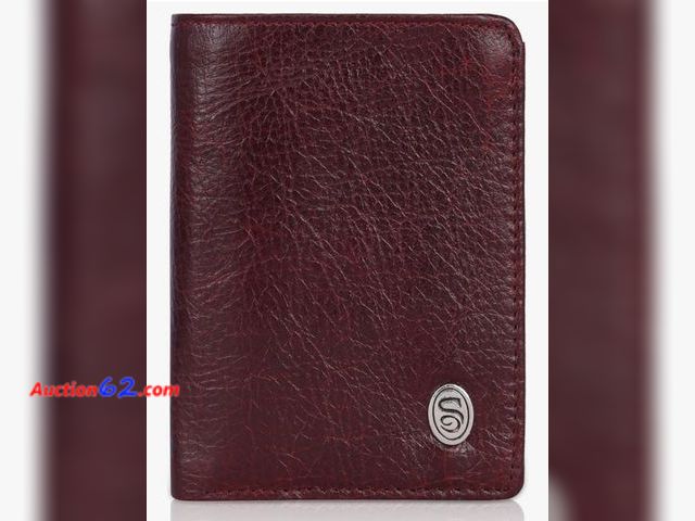 Lot 44-6595r - SKINOUTFIT Genuine Leather Vartical Wallet for Men, Cowhide RFID Protected with 7 Card Slots, 2 ID Slot, 2 Currency &amp; 2 Secret Compartme...