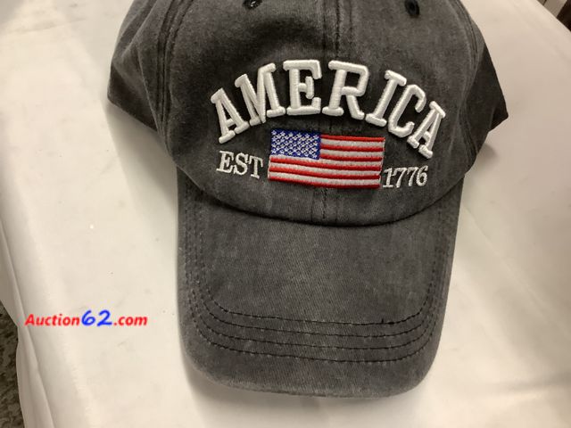 Lot 44-6009a - America’s 250 Anniversary Cap, 1776, Black Appears New, A basic inspection has been given to this item. Sold AS-IS. See All Photo's