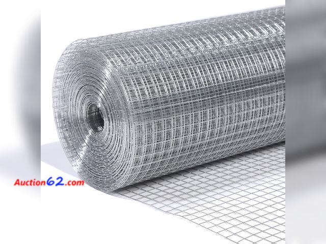 Lot 44-2717w - $78.99 Retail price - LAN JIA 1/2inch Galvanized Hardware Cloth 24" x 100' 19 Gauge Hot-Dip Galvanized After Welding Chicken Wire Raised Gar...