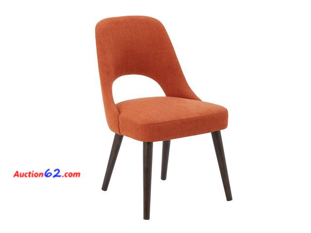 Lot 44-1567t - $440.24 Retail price - INK+IVY Dining Chair, Set of 2, Orange/Dark Brown Appears New, A basic inspection has been given to this item. Sold A...