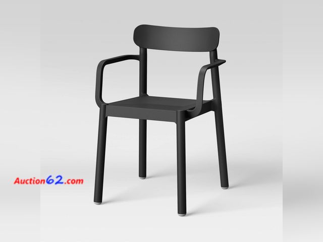 Lot 44-225 - Elba Outdoor Patio Stack Dining Chair Black - Room Essentials™ See All Photo's Appears New, A basic inspection has been given to this item. ...