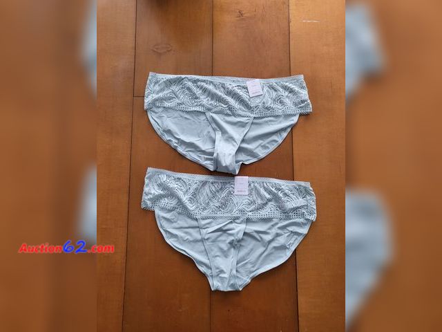 Lot 44-3128b - New Lot of 2 - Size XL(16) - Mint Green - Women's Micro Hipster Underwear - Auden - New with Tags - See Pictures