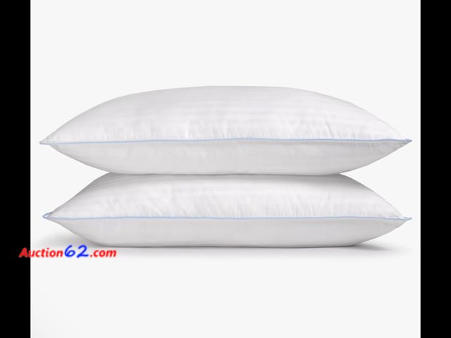Lot 44-2059m - Retail $50 - 2 Standard size E Luxury Hotel Collection Pillows. Appears New, A basic inspection has been given to this item. Sold AS-IS. See...