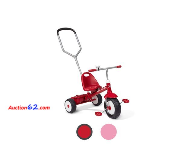 Lot 44-618j - $102.9 Retail price - Radio Flyer - Steer &amp; Stroll Trike - Radio Flyer
 Appears New, A basic inspection has been given to this item. Sol...