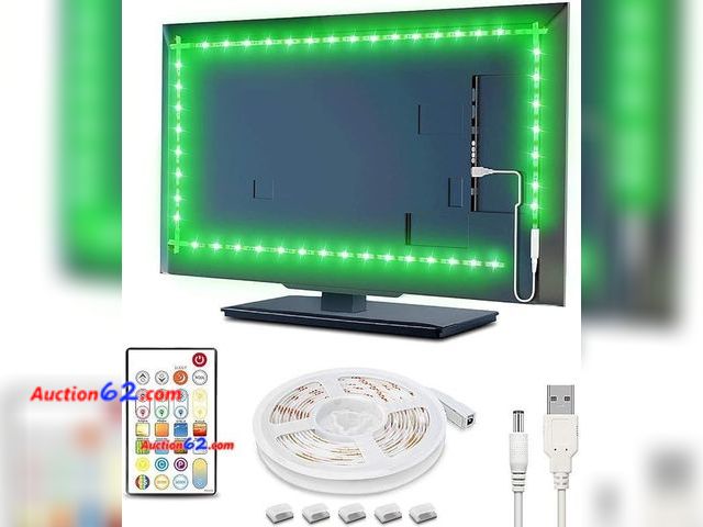 Lot 44-9038o - MY BEAUTY LIGHT LED Light for TV, 13ft Waterproof TV LED Backlight for 60-70in TV, RGBW Appears New, A basic inspection has been given to th...
