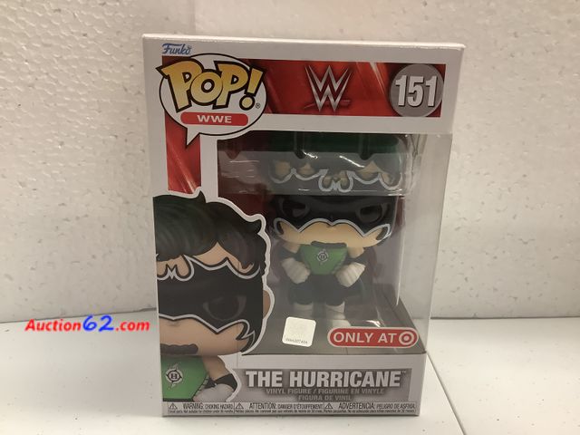 Lot 44-6227e - Funko POP! WWE, “The Hurricane” #151, Vinyl Figure. Appears New, A basic inspection has been given to this item. Sold AS-IS. See All Photo's...