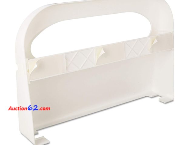 Lot 44-4019b - Pack of (2) Hospeco Gards White Plastic Toilet Seat Cover Dispensers Appears New