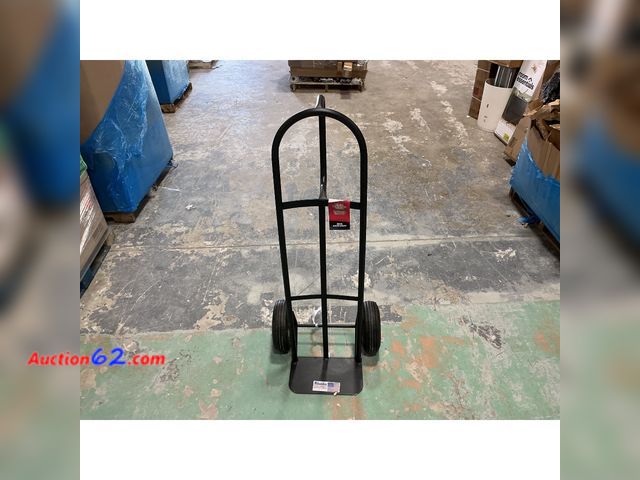 Lot 44-795f - $120 Retail price - Milwaukee HD800P Hand Truck - D-Handle, 10" Pneumatic Tires, 800 lbs Capacity Not Tested E-Commerce Return, A basic insp...