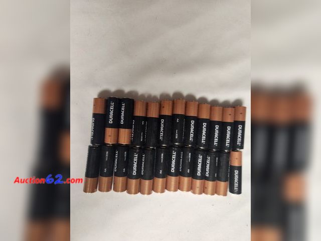 Lot 44-4053b - 24 Duracell AA batteries.  Expiration March 2036. Appears new.  See photos.