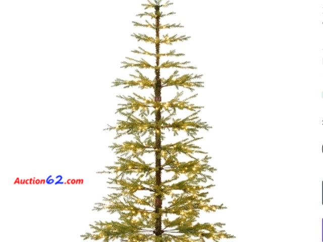 Lot 44-6972w - 6ft Pre-Lit Sparse Christmas Tree w/ 2-in-1 LED Lights, Cordless Connection Appears New, A basic inspection has been given to this item. Sol...