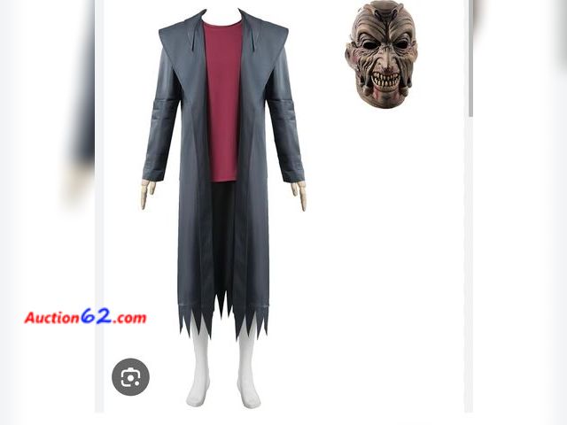 Lot 44-6674p - Size XXL Men Jeepers Creepers Costume Adult 3pc Fullset with Mask Appears New, A basic inspection has been given to this item. Sold AS-IS.