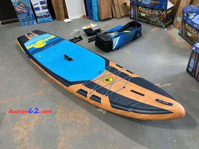 Lot 44-03w - Body Glove Performer GTS Inflatable Paddle Board- Holding Air- Pump Not Tested E-Commerce Return, A basic inspection has been given to this ...