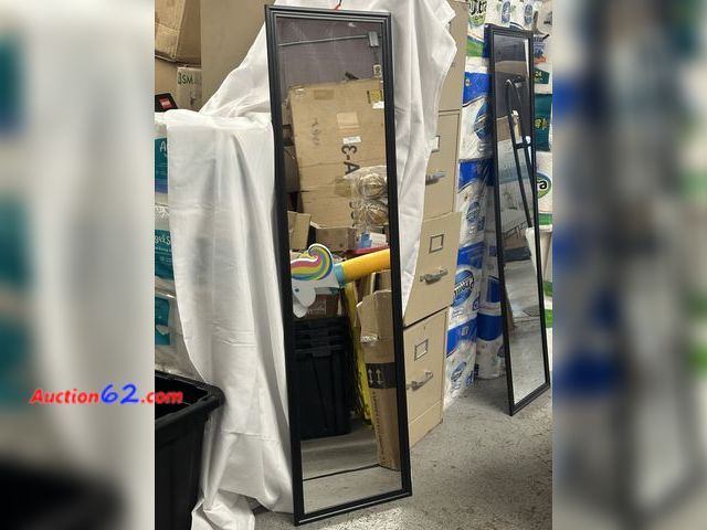 Lot 44-6003j - Box of 10 room essentials black trim door mirrors. New. 49.5x 13.5 approximately. Opened for photos  See All Photo's Not Tested Never opened...