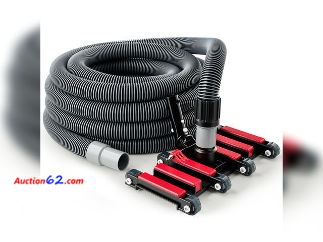 Lot 44-2531e - $84.99 Retail price - Sepetrel Professional Pool Vacuum Hose and Head – Heavy Duty Hoses with Swivel Cuff and Weighted Flexible Vacuum Head,...