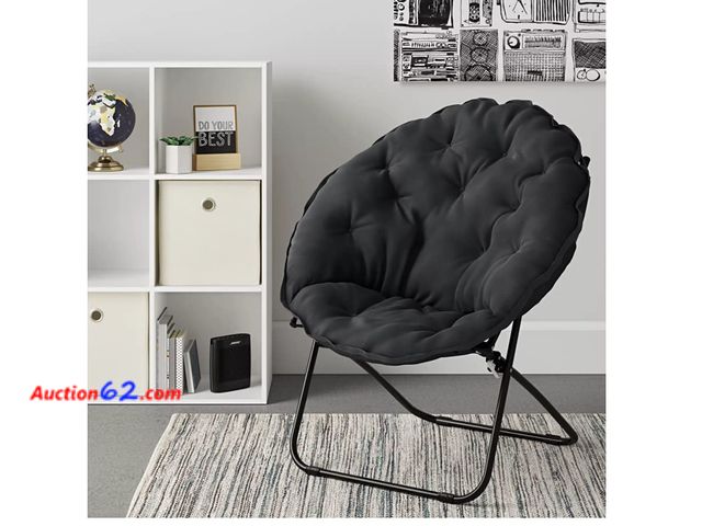 Lot 44-4036e - Room Essentials Dish Chair, Folding Chair Black Appears New, A basic inspection has been given to this item. Sold AS-IS. Not Tested See All ...