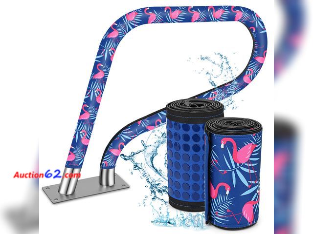 Lot 44-9029m - Mydrissu 6 Feet Pool Handrail Cover, Zippered Pool Hand Railing Covers Appears New, A basic inspection has been given to this item. Sold AS-...
