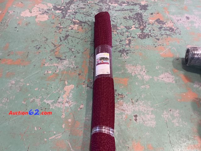 Lot 44-1317m - Threshold Outdoor Rug Burgundy Braided Jute Blend Not Tested See All Photo's E-Commerce Return, A basic inspection has been given to this it...