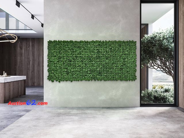 Lot 44-1505w - $89.99 Retail price - ColourTree 39" x 158" Artificial Ivy Privacy Fence &amp; Backdrop Wall, Sturdy Backed Faux Leaves Hedges Panel for Out...