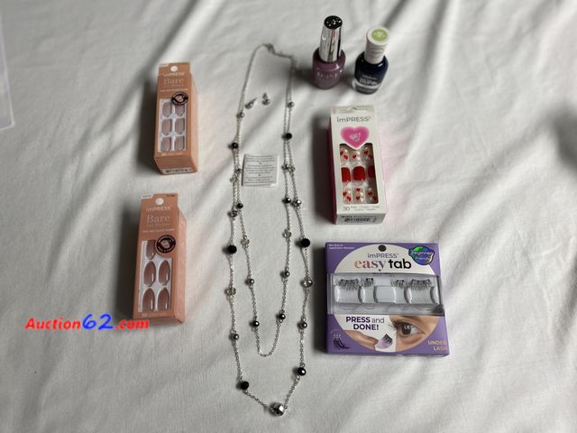 Lot 44-2030o - New. 30” double strand necklace with matching earrings. Costume jewelry. Beginner friendly press and done easy tab under lash. 2 imPress Bar...