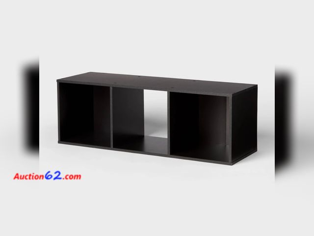 Lot 44-783i - 11" 3-Cube Decorative Book Shelf Black- Brightroom™ See All Photo's Not Tested Appears New, A basic inspection has been given to this item. ...