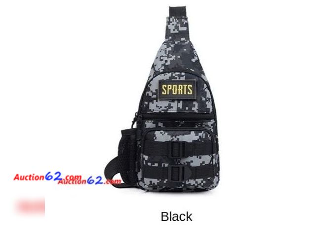 Lot 44-4019w - Camouflage Sports Shoulder Crossbody bag Appears New, A basic inspection has been given to this item. Sold AS-IS.