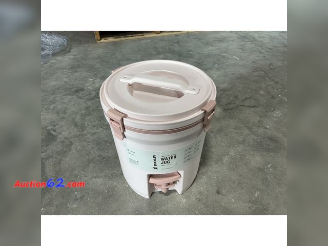 Lot 44-127o - Stanley Water Jug 2 Gallon Pink- (1) broken latch E-Commerce Return, A basic inspection has been given to this item. Sold AS-IS. See All Pho...