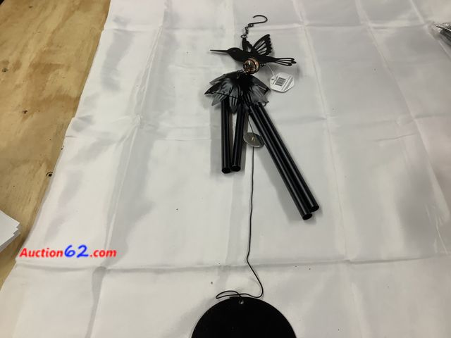 Lot 44-4043p - Hummingbird wind chime approximately 35 in long. New. Just bagged not boxed. See All Photo's Tested & Working Never opened, Factory Sealed