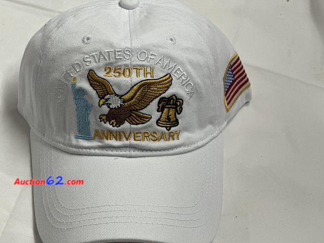 Lot 44-6062j - America 250 anniversary hat adjustable strap. NEW. See All Photo's Not Tested Never opened, Factory Sealed