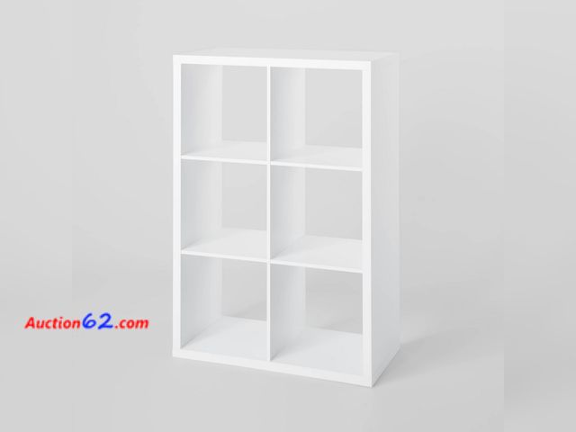 Lot 44-998j - 13' 6 Cube Organizer White - Brightroom™: Decorative Bookshelf, Cubby Storage, MDF &amp; Particle Board, 13" System Compatible See All Photo...