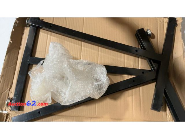 Lot 44-4028e - Fumete 2 Pairs Wire Grid Display Legs Gridwall T Base Rectangular Tube Leg Wire Wall Grid Support Grid Panel Base Gridwall Accessories for 2...