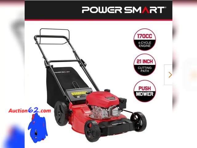 Lot 44-7354n - PowerSmart 21" 170cc OH 4-stroke engine 3-in-1 gas self-propelled lawn mower, retail $329.00 Appears New, A basic inspection has been given ...