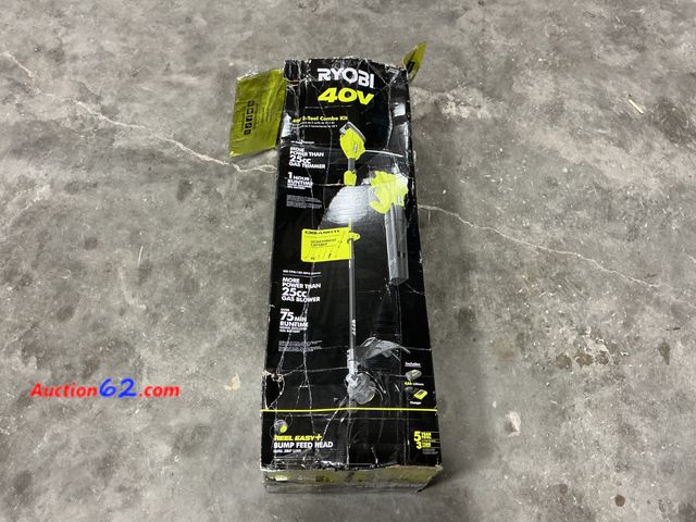 Lot 44-122j - RYOBI 40V Combo Kit E-Commerce Return, A basic inspection has been given to this item. Sold AS-IS. Tested & Working